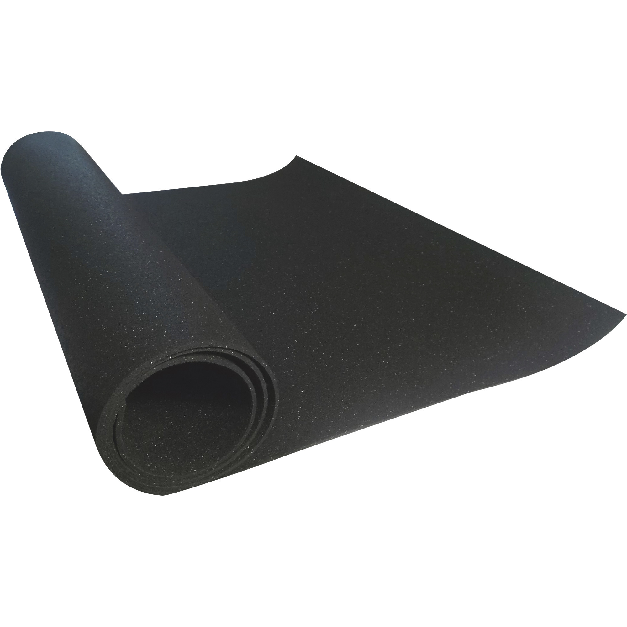 Technoflex TechnoFloor All-Purpose Mat - 72in.L x 48in.W x 1/8in.H, Anti-Vibration, Anti-Slip, Black